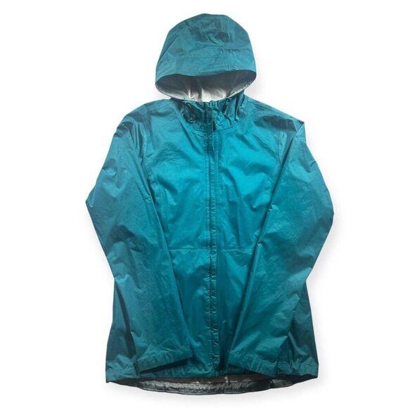 REI Co op Nylon Rain Jacket Turquoise Women's Small - Picture 1 of 7